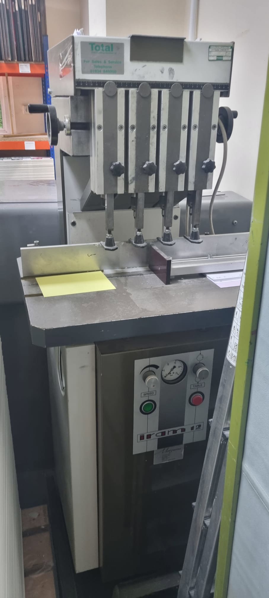 4-head drilling machines IRAM 12 4‑Head Paper Drill