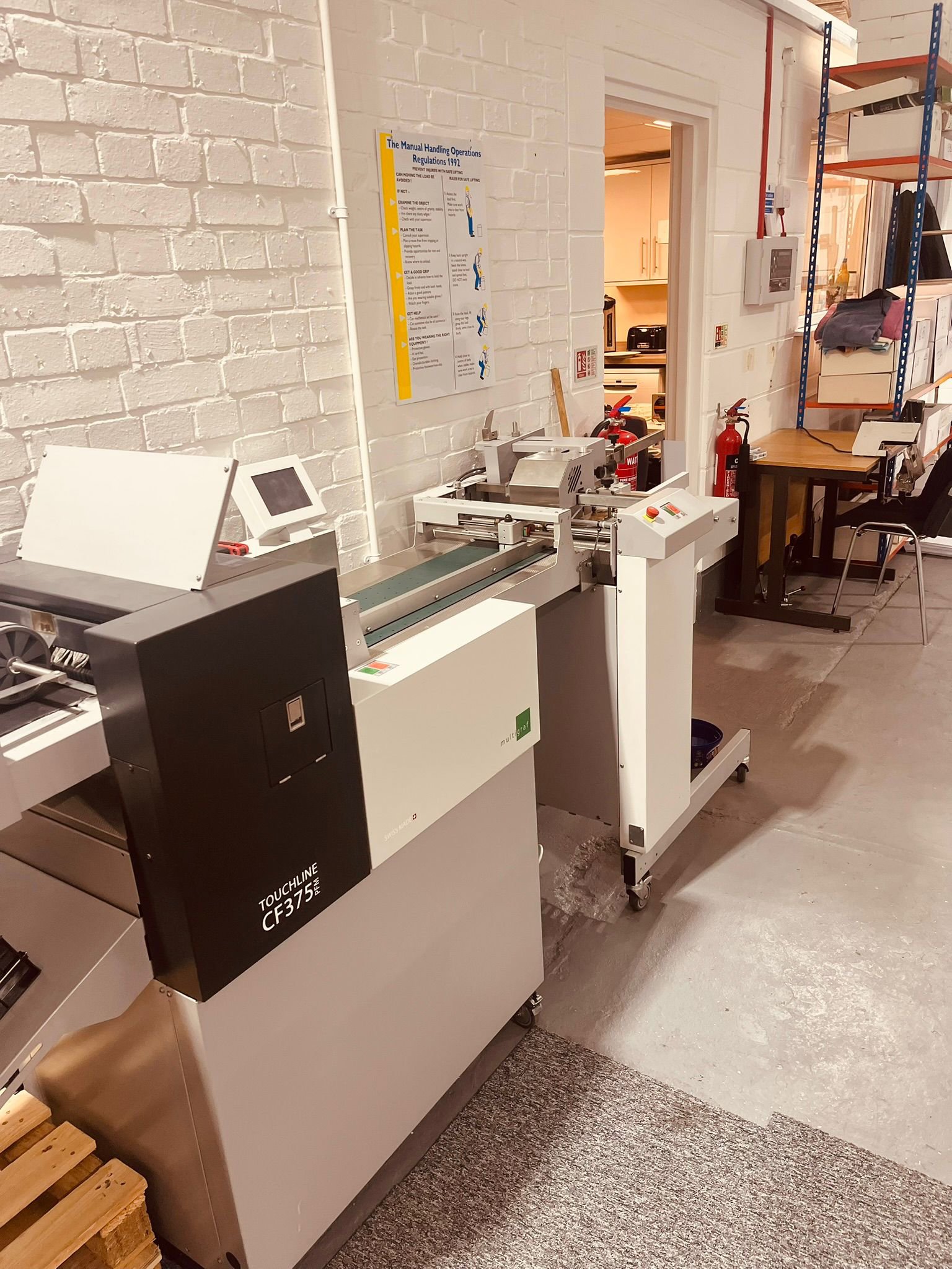 Automatic Creasing Machine Multigraf Touchline CF375 PFM