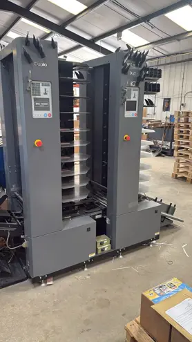 Booklet machines Duplo DBM 600 Booklet Maker System with 2 x 10 Bin Towers