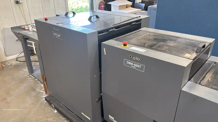 Booklet machines Duplo DBM 600 Booklet Maker System with 2 x 10 Bin Towers