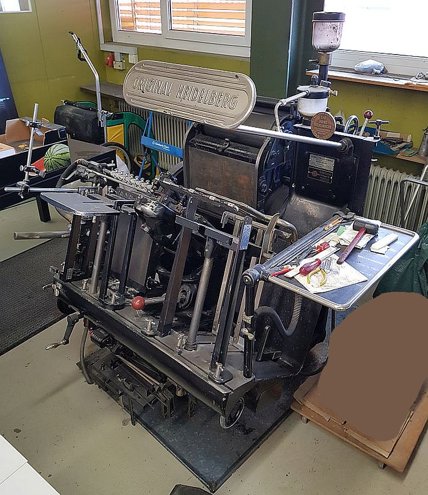 Die-cutters- automatic and handfed Heidelberg OHT-T