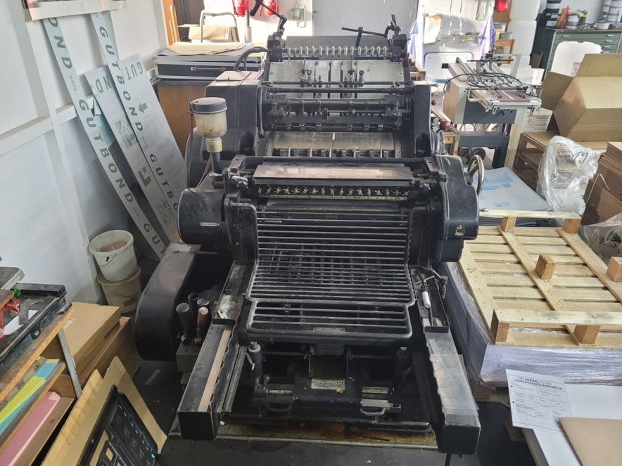 Die-cutters- automatic and handfed Heidelberg OHZ - K
