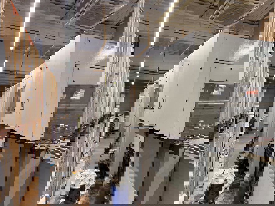 Die cutting Bobst SP 102 E