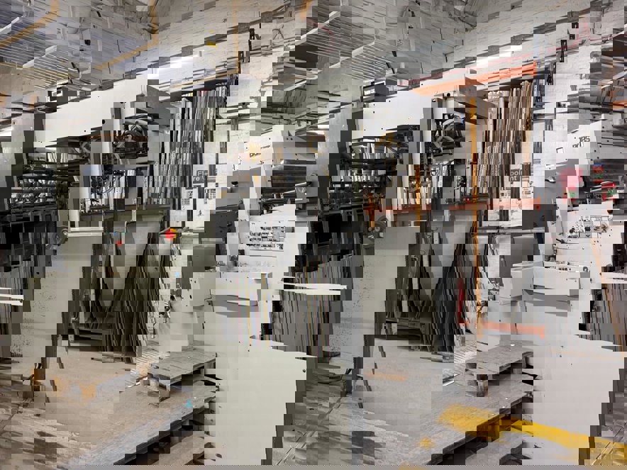 Die cutting Bobst SP 102 E