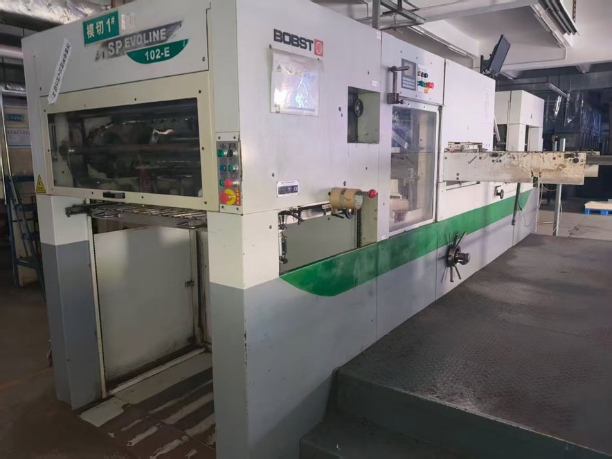 Die cutting Bobst SP EVOLINE 102-E