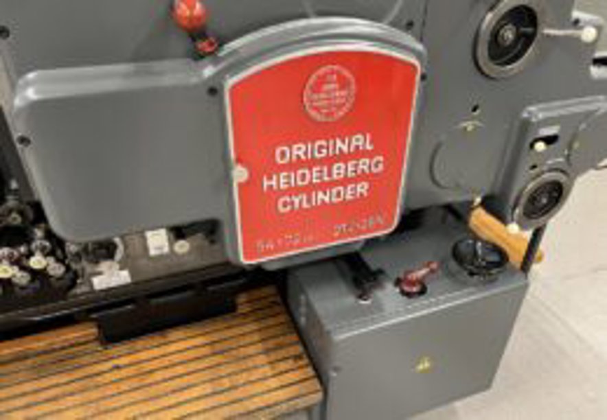 Die cutting Heidelberg Cylinder S 54×72