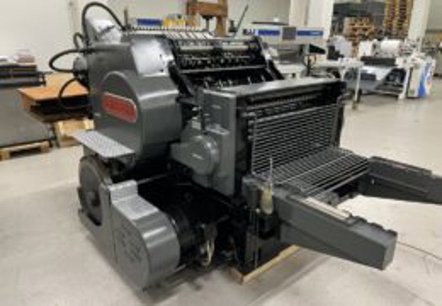 Die cutting Heidelberg Cylinder S 54×72