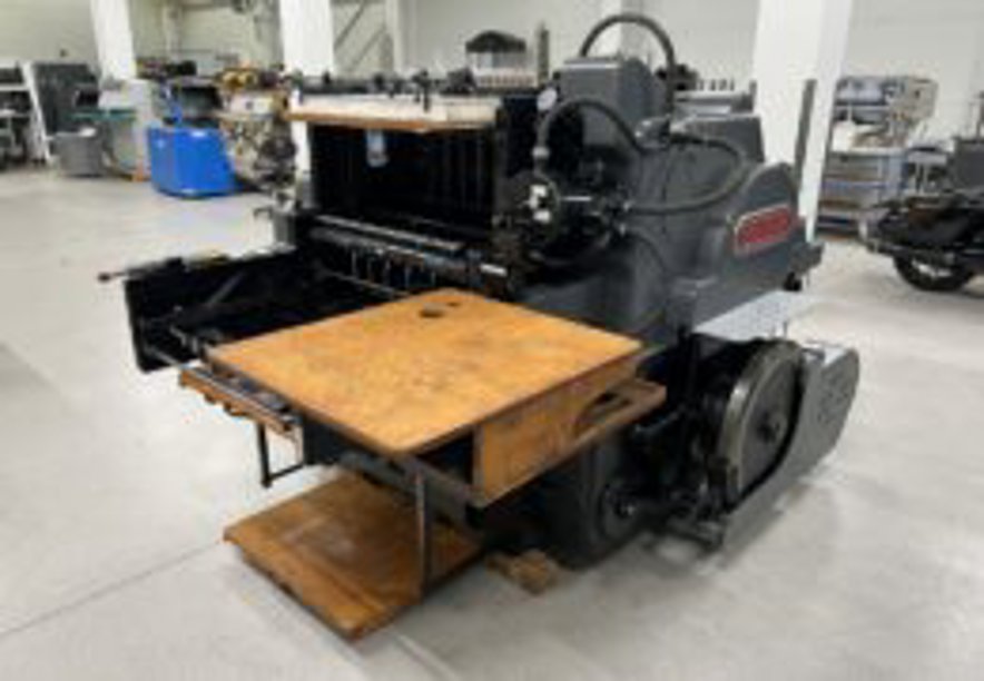 Die cutting Heidelberg Cylinder S 54×72