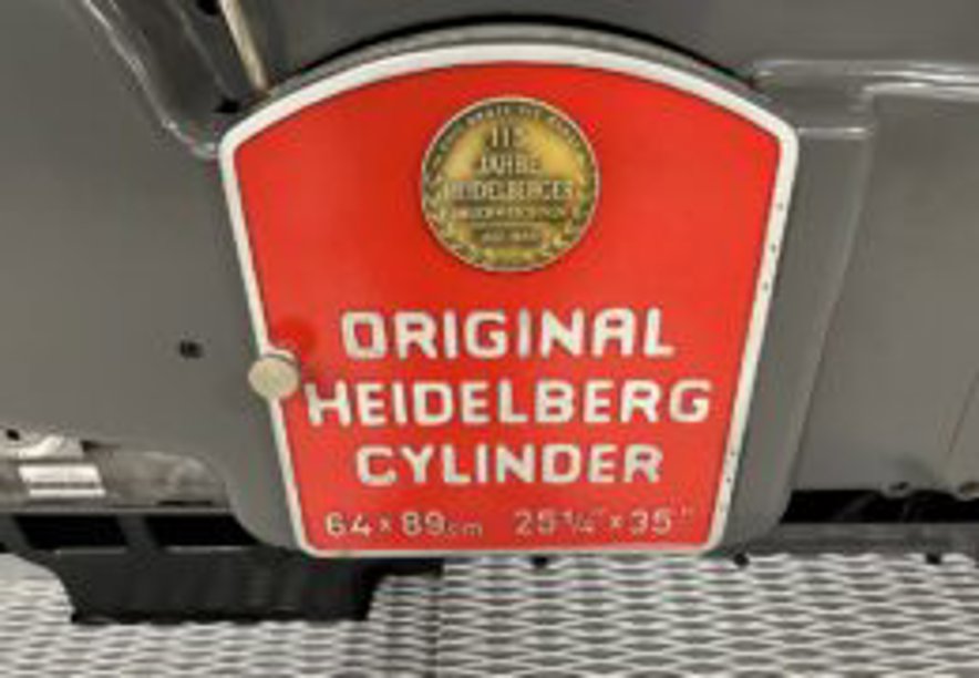 Die cutting Heidelberg  Cylinder SBD 64×89
