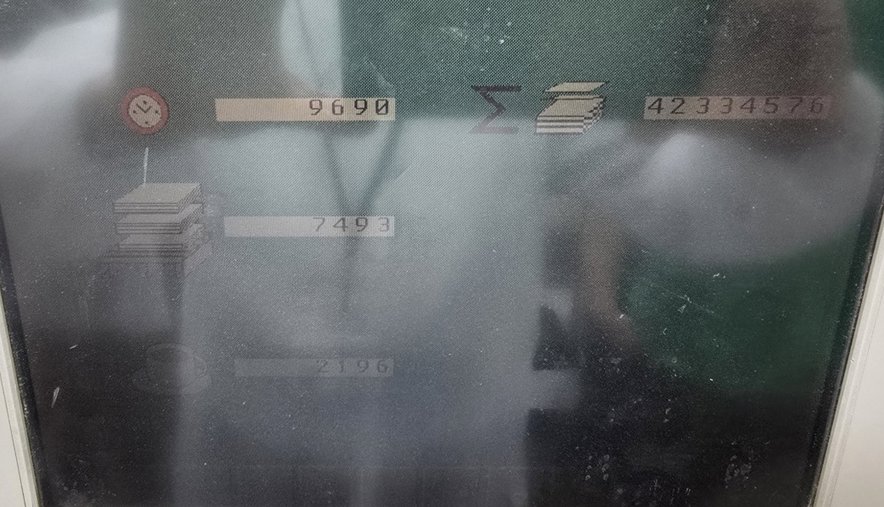 Die cutting Heidelberg Dymatrix 105 CS