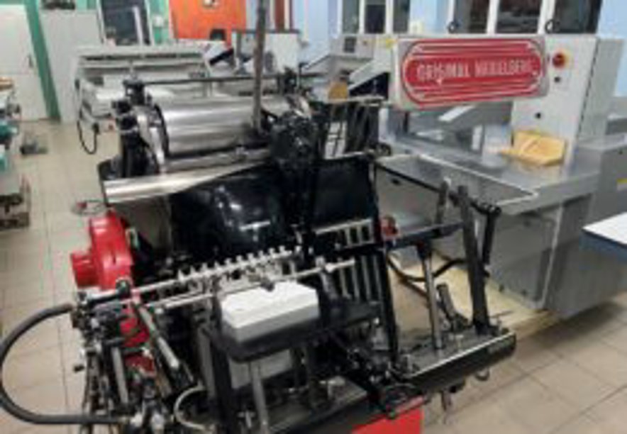 Die cutting Heidelberg  GT 34×46