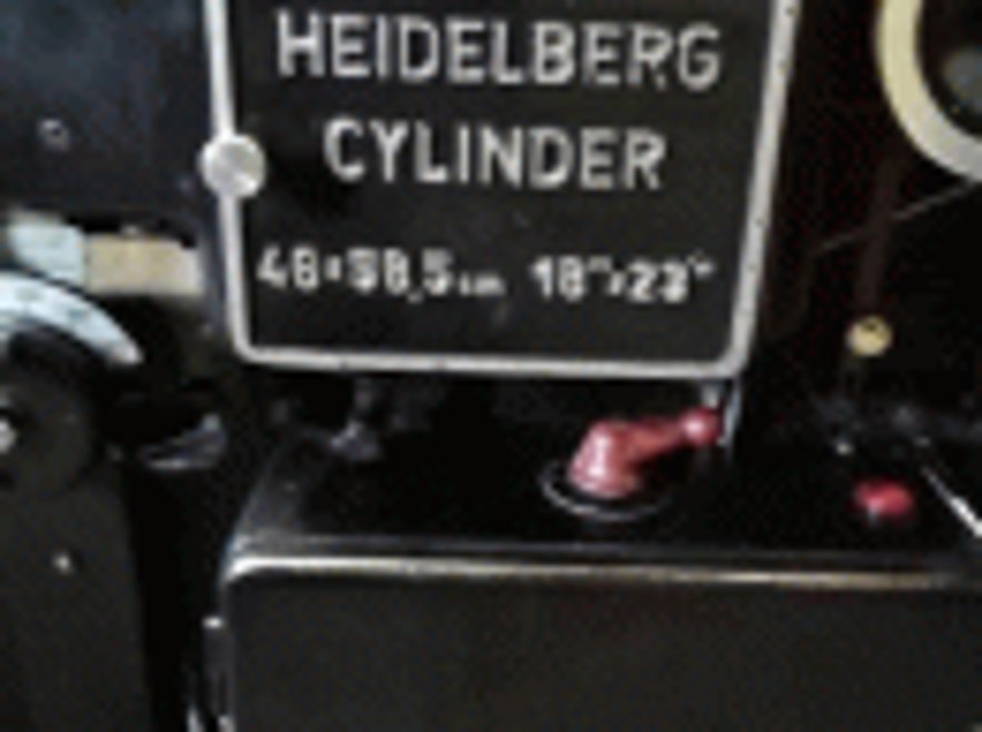 Die cutting Heidelberg KSBA