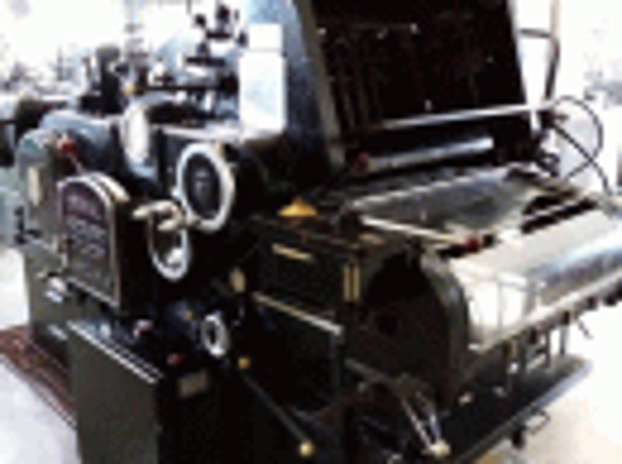 Die cutting Heidelberg KSBA