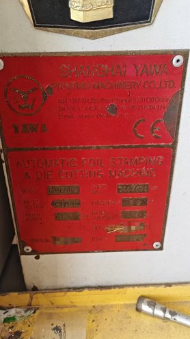 Die cutting Yawa 750