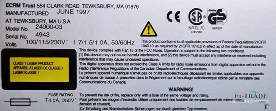 Film processors ECRM 360 Laser Red