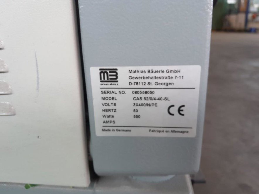 Folding Machine Matthias Baeuerle CAS 52‑0‑4‑40‑SL
