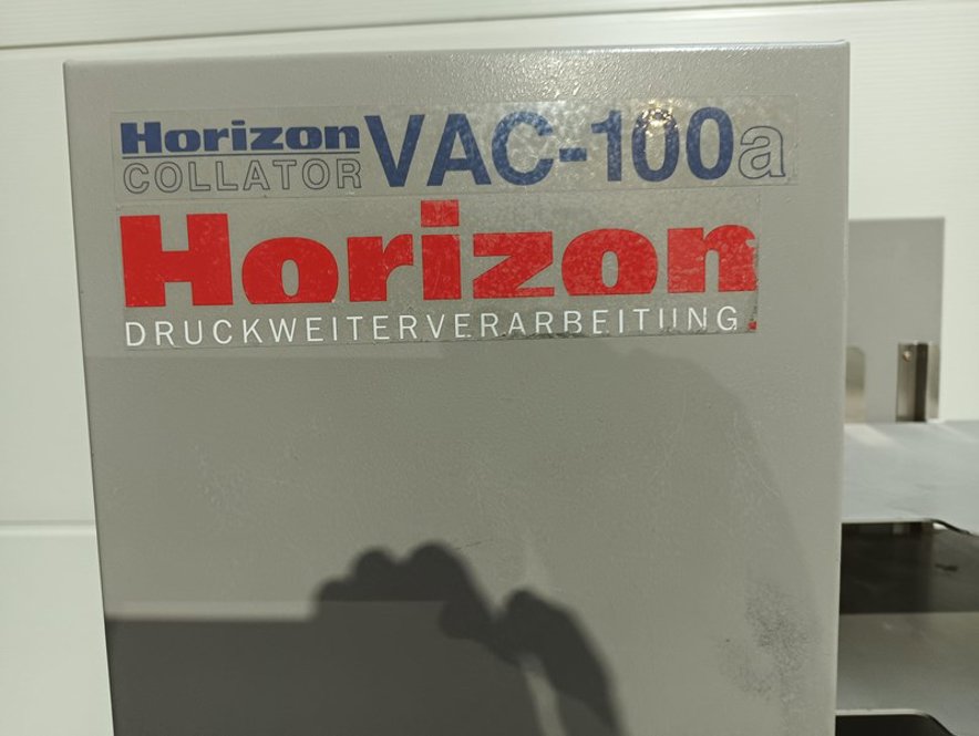 Gathering and collating Horizon VAC-100a
