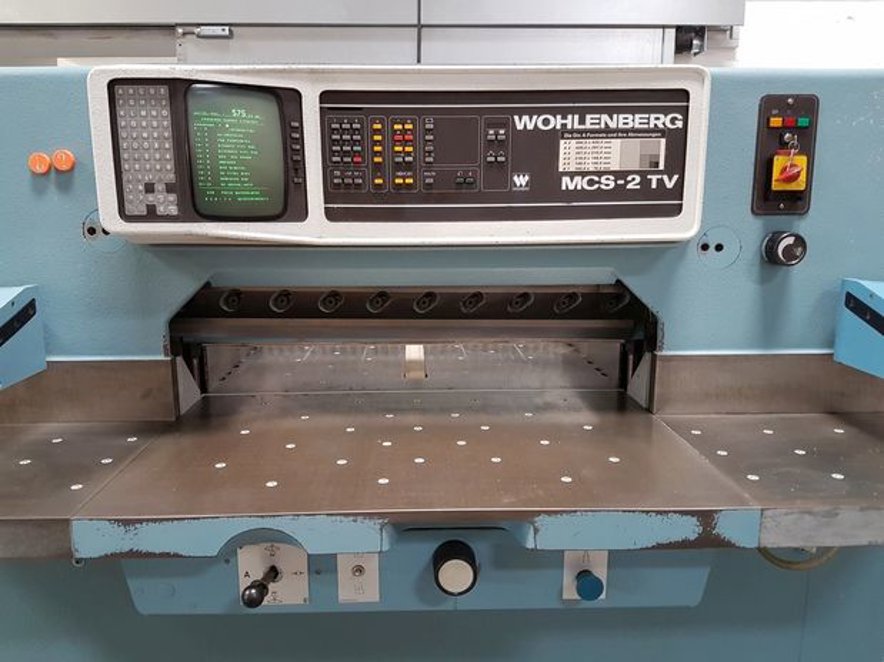Guillotines Wohlenberg 92 MCS-2 TV