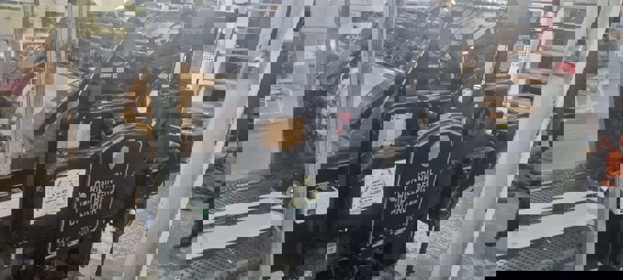 Hot Foil Stamping Heidelberg S-Cylinder with Gold Foil and 2 Pull System