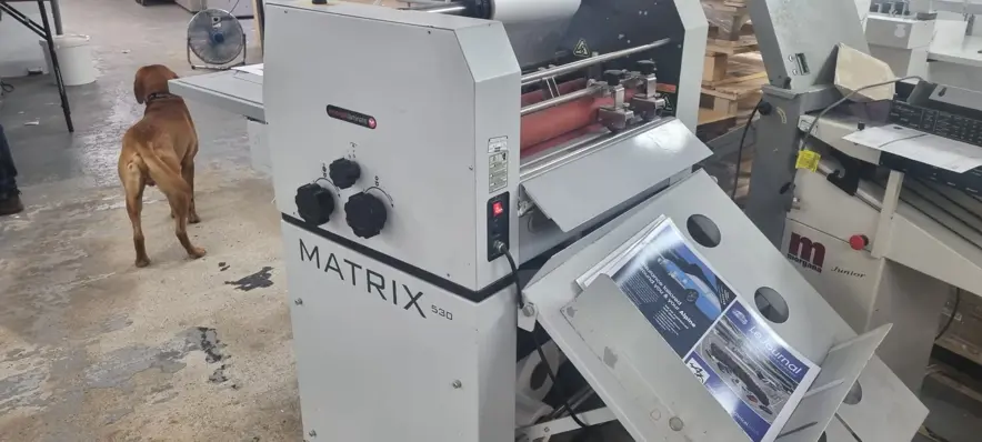 Laminating and coating Matrix 530 Single-sided thermal laminator