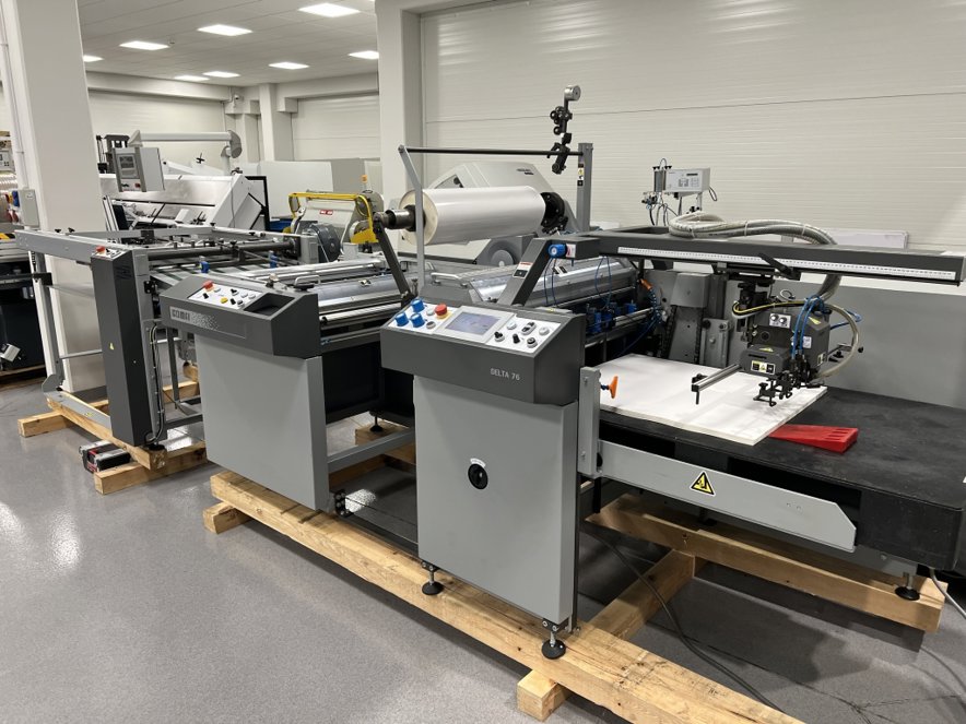 Laminating machines Komfi Delta 76 Stacker