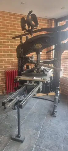Letterpress Fred K. Ullmer Original Columbian Press