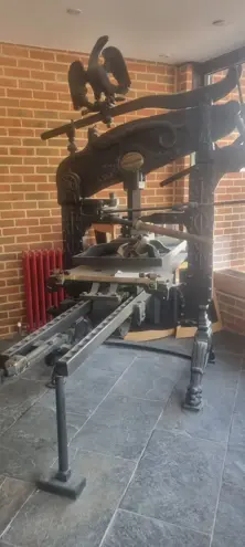 Letterpress Fred K. Ullmer Original Columbian Press