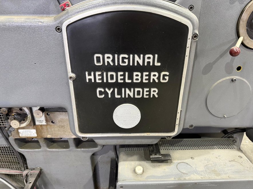 Letterpress Heidelberg Cylinder S