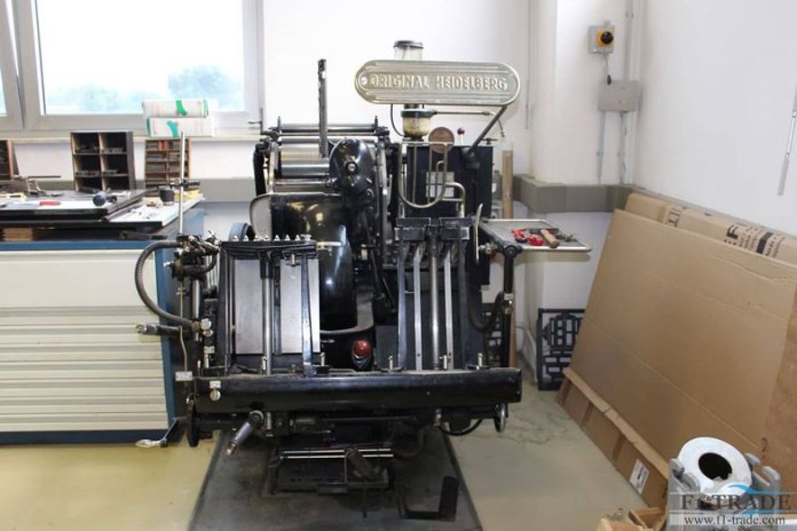 Letterpress Heidelberg OHT