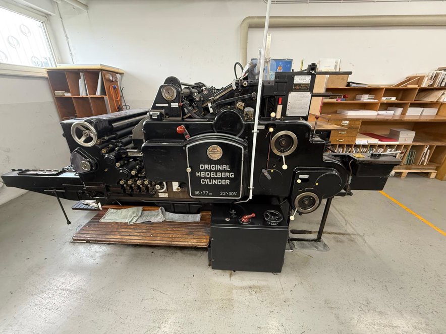 Letterpress Heidelberg OHZ - SBG
