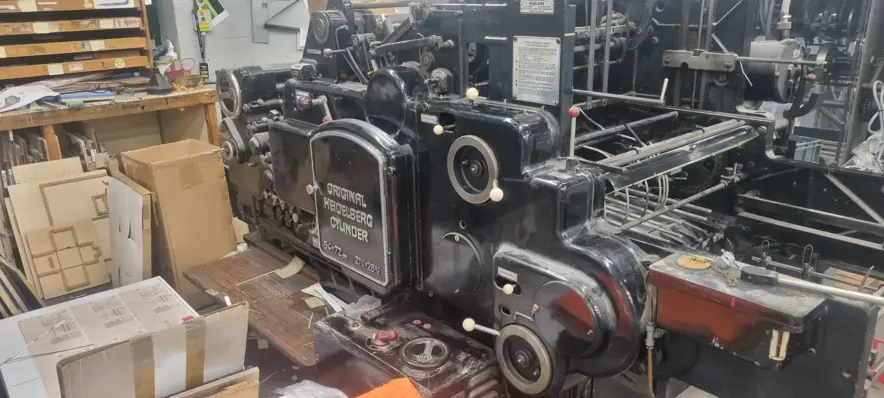 Letterpress Heidelberg Cylinder S