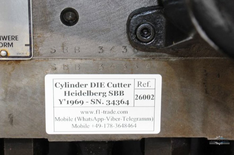 Letterpress Heidelberg SBB