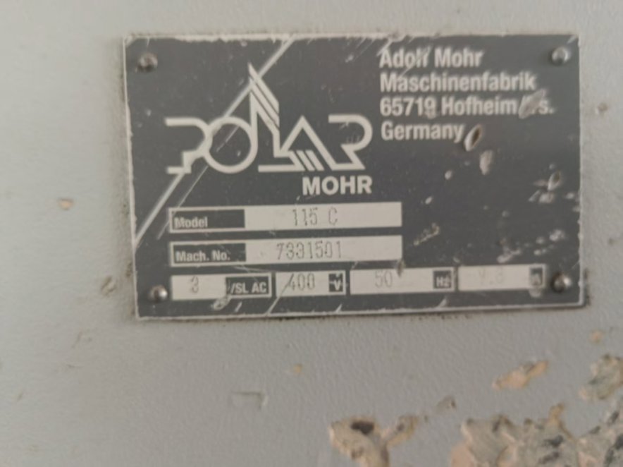 Paper/Sheet Cutting Machines Polar 115 C
