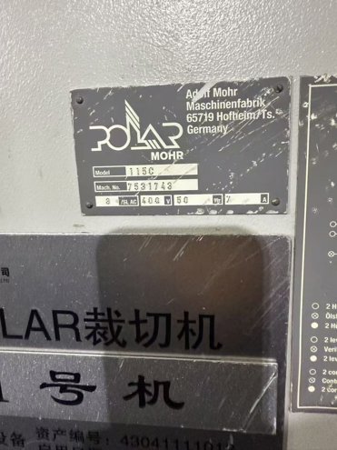 Paper/Sheet Cutting Machines Polar 115 C