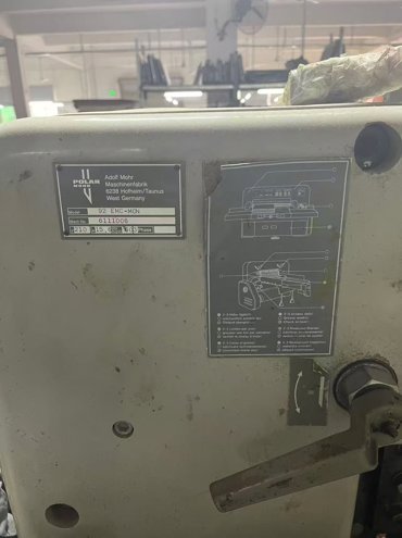 Paper/Sheet Cutting Machines Polar 92 EMC-MON