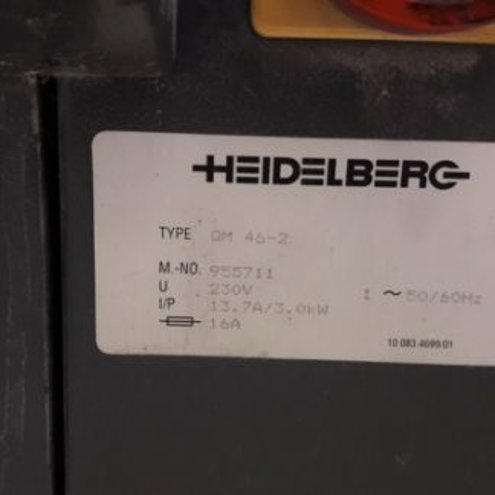 Sheet Fed / Offset Heidelberg Quickmaster QM 46-2