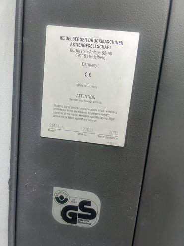 Sheet Fed / Offset Heidelberg SM74-4S