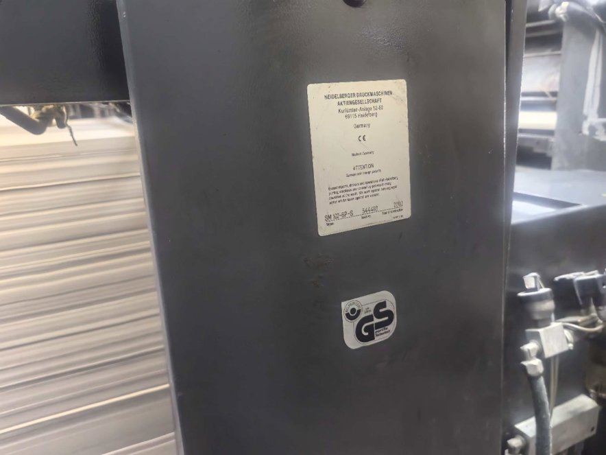 Sheet Fed / Offset Heidelberg Speedmaster SM 102-8 P