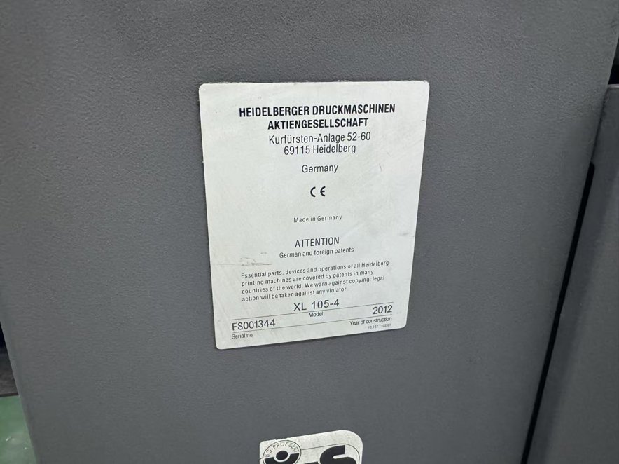 Sheet Fed / Offset Heidelberg XL 105-4