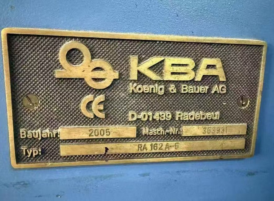 Sheet Fed / Offset KBA 162A-5