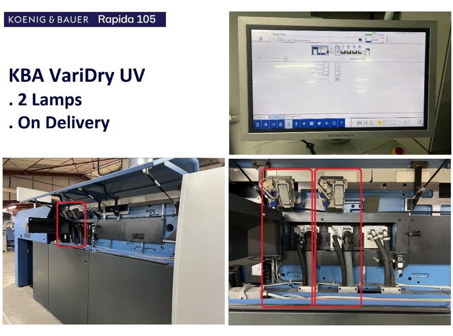 Sheet Fed / Offset KBA Rapida 105-5 L FAPC ALV2 CX