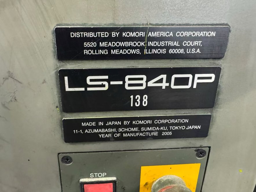 Sheet Fed / Offset Komori L840+L
