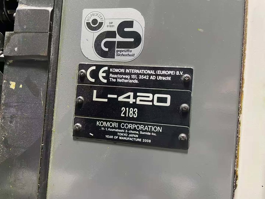 Sheet Fed / Offset Komori Lithrone L-420