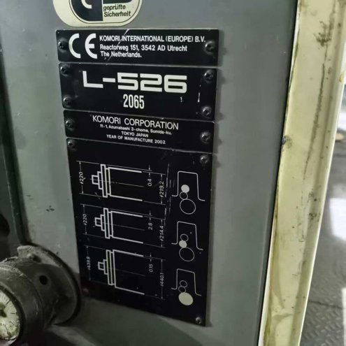 Sheet Fed / Offset Komori Lithrone L-526