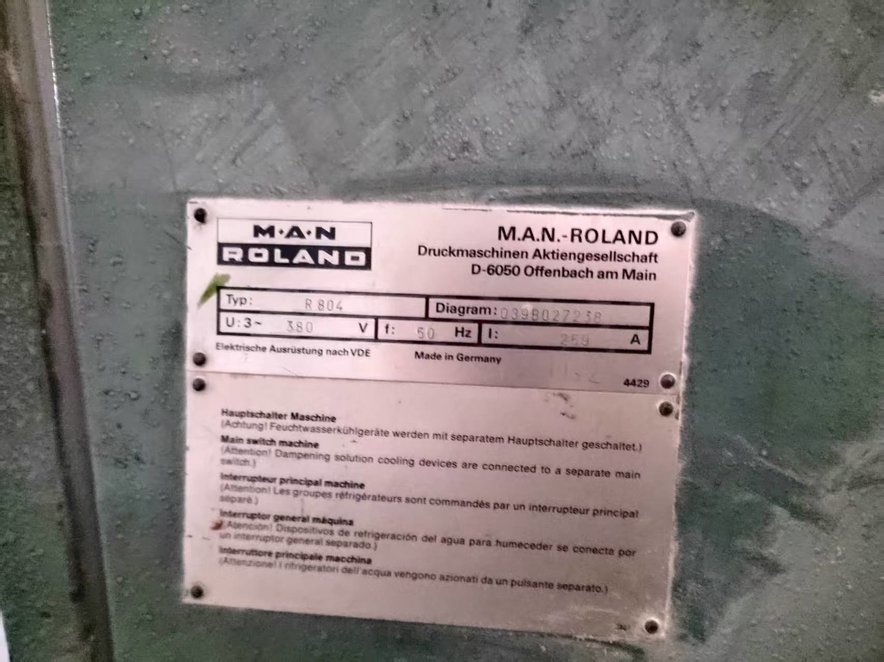 Sheet Fed / Offset Manroland R 804