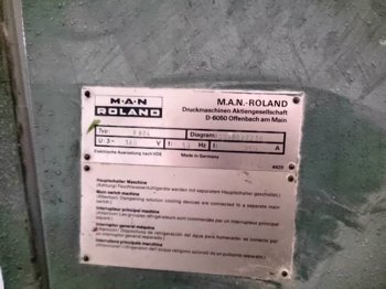 Sheet Fed / Offset Manroland R 804