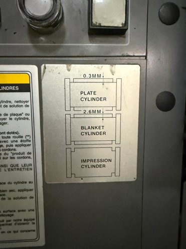 Sheet Fed / Offset Ryobi  522 GE