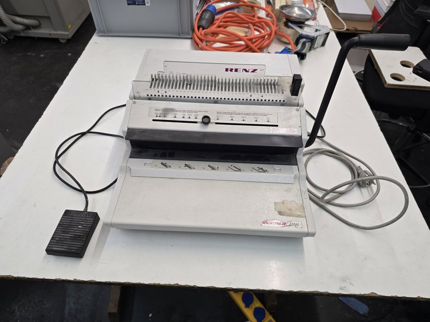 Spiral binding machine RENZ ERW