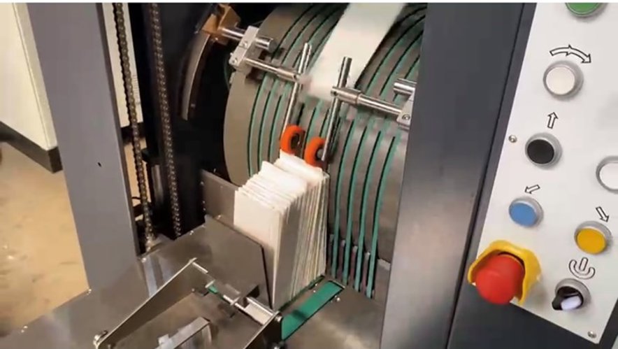 Bag making Gutenberg Flat And Satchel Paper Bags FS 1200