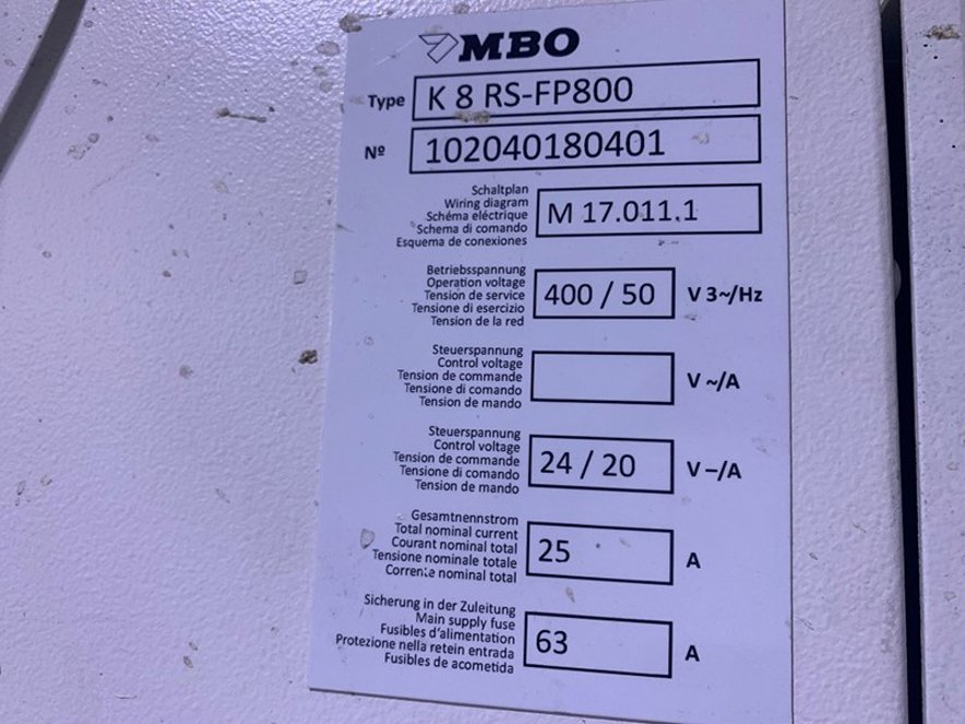 Binding Machines MBO K8/6RS Super KTL